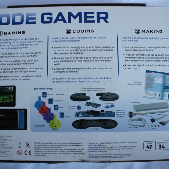 Thames & Kosmos Code Gamer with KosmoBits Arduino Coding Game and Workshop - Picture 14 of 14
